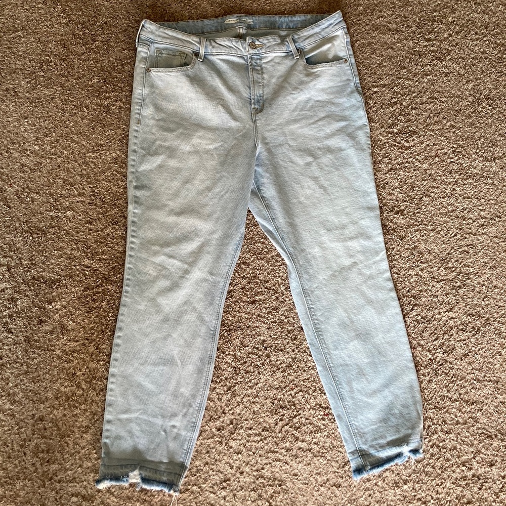 Old Navy Power Straight High Rise Jeans